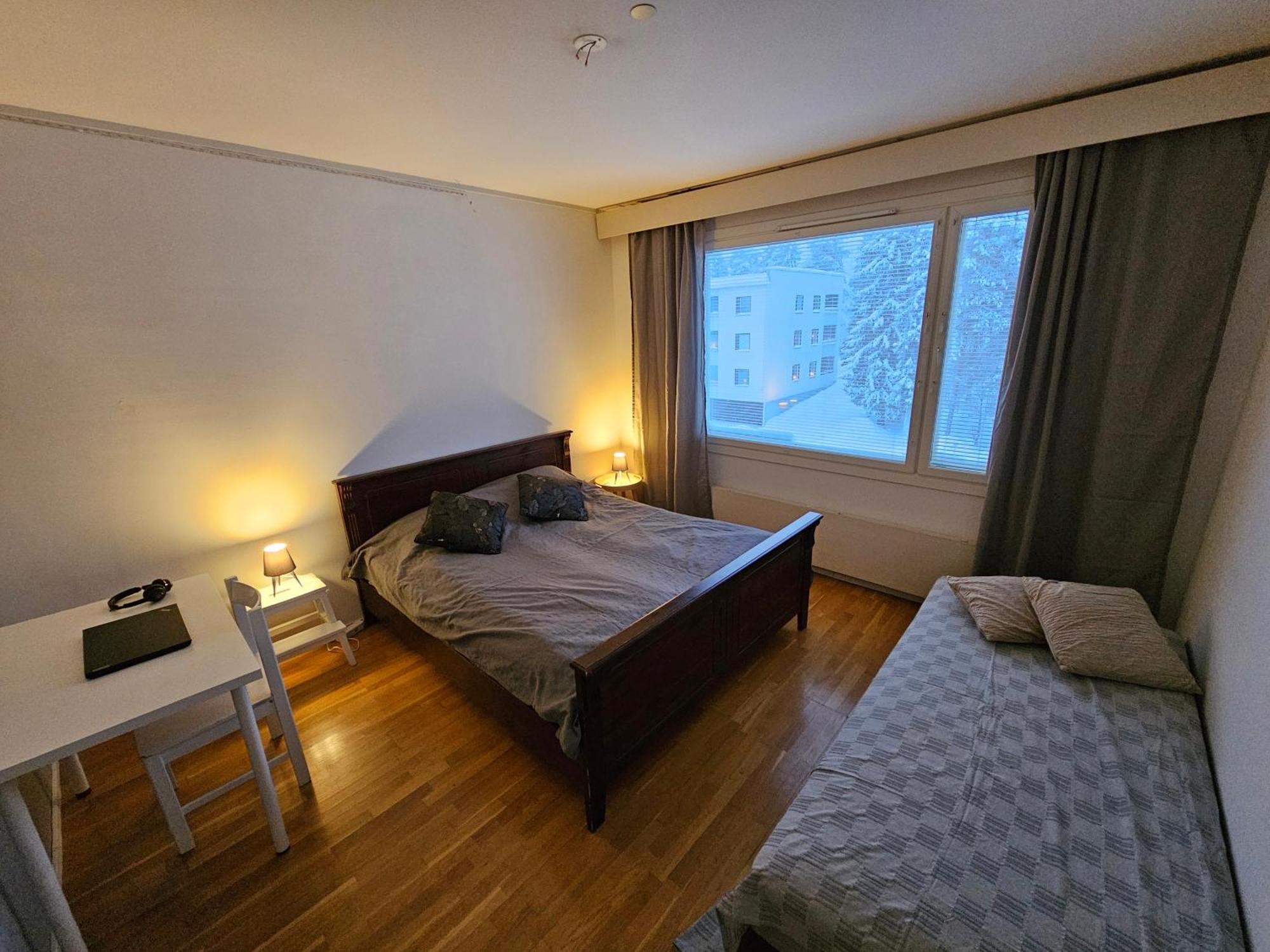 Cozy Korkalovaara Top Floor Apartment 로바니에미 외부 사진